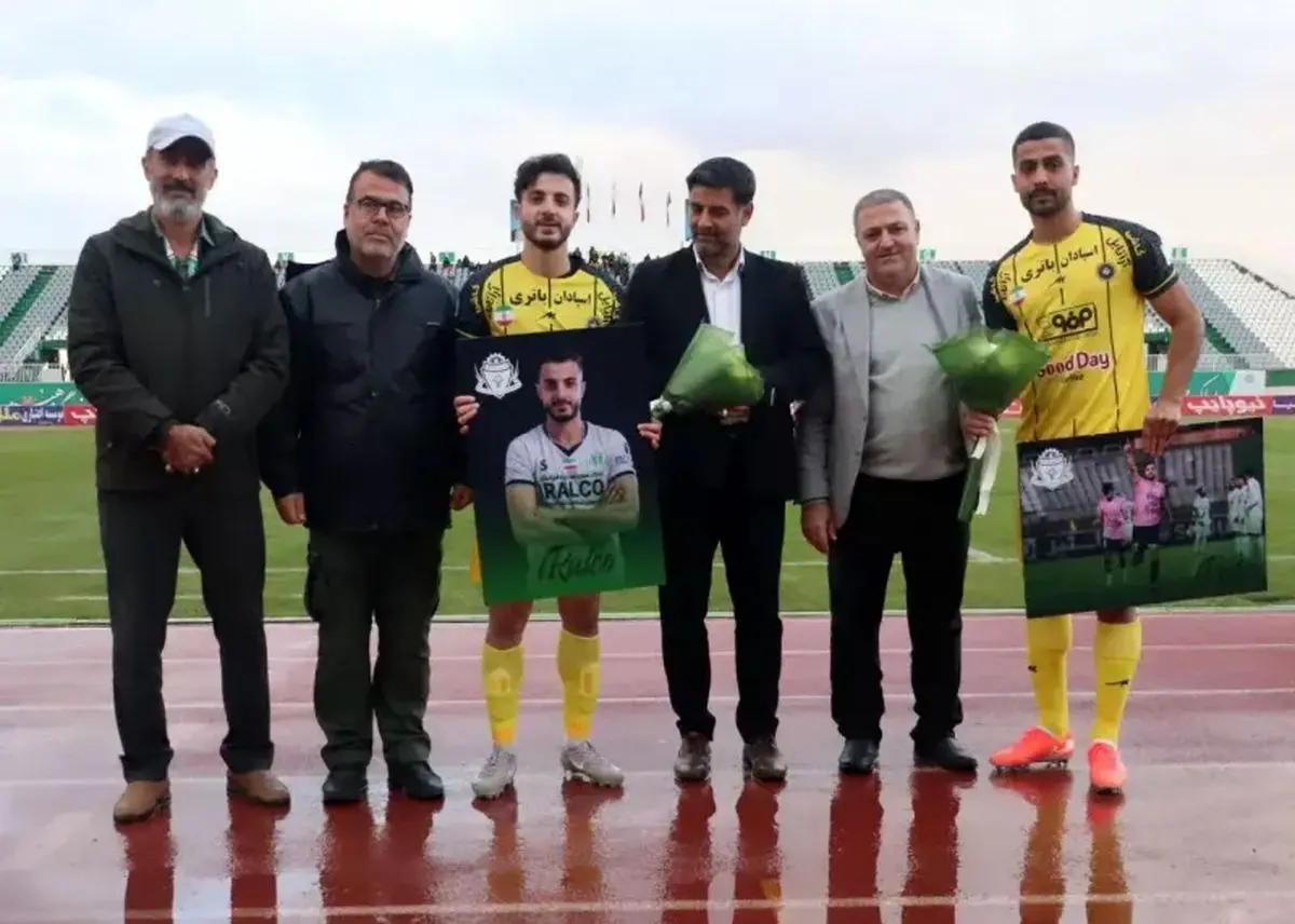 تقدیر آلومینیوم از دو بازیکن پیش از تقابل با سپاهان