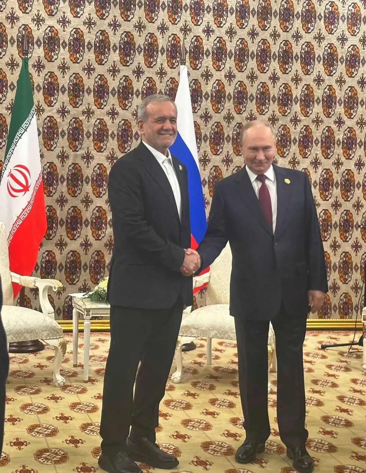 دیدار روسای جمهور ایران و روسیه