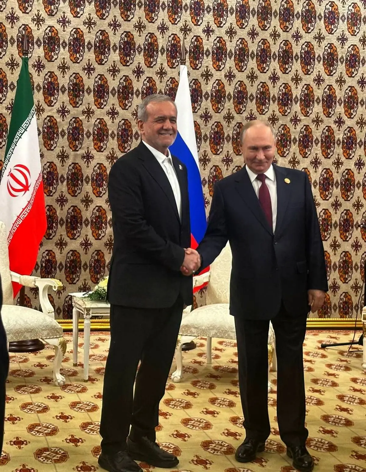 دیدار روسای جمهور ایران و روسیه