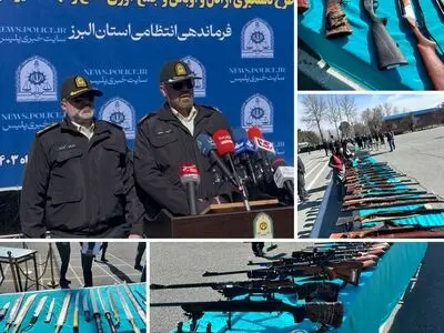 دستگیری ۷۳ شرور، کشف ۱۳۲ قبضه سلاح و طرد ۲۸۵۱ تبعه غیرمجاز در البرز+فیلم