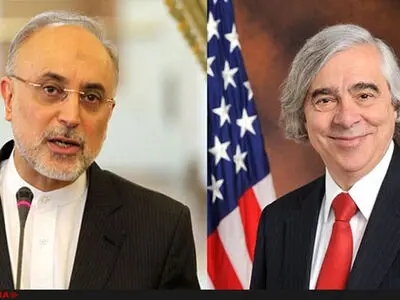 اعتراض شدید صالحی به وزیر انرژی آمریکا به دلیل تمدید قانون ایسا