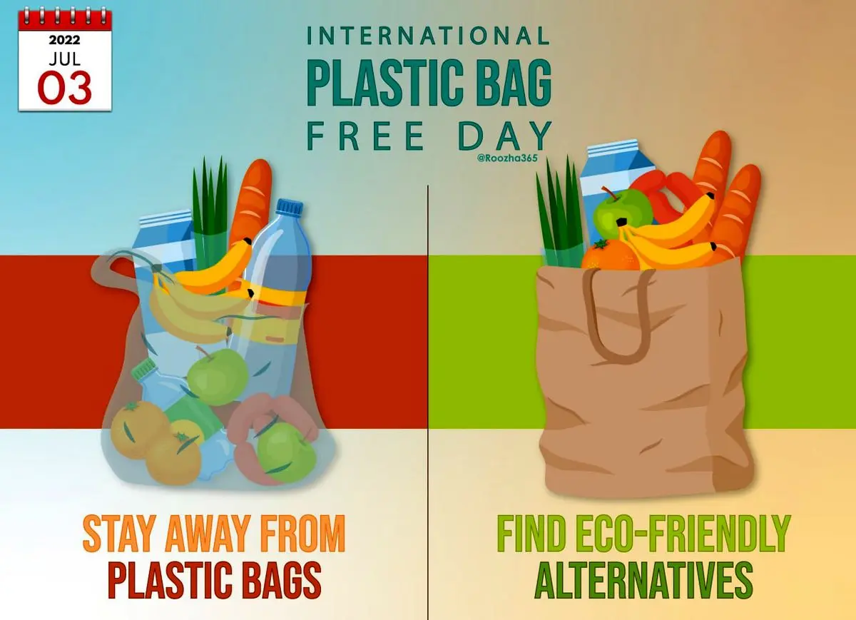 ۳ ژوئیه روز جهانی بدون کیسه پلاستیکی است