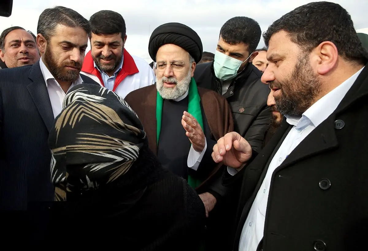 Raisi tours quake-hit Khoy in northwest Iran