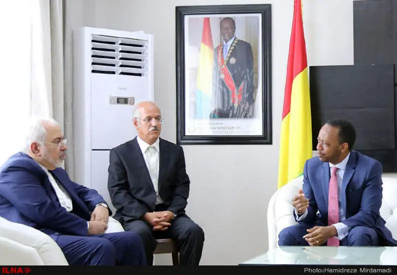 دیدار محمد جواد ظریف وزیر امور خارجه کشورمان با نخست وزیر گینه کوناکری