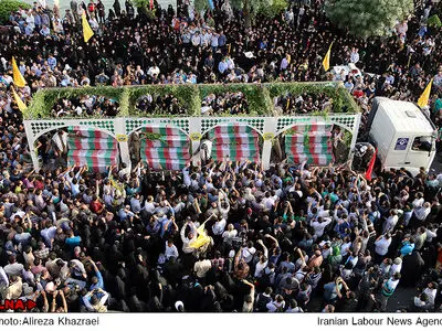 مراسم تشییع پیکر پاک شهدای غواص-3