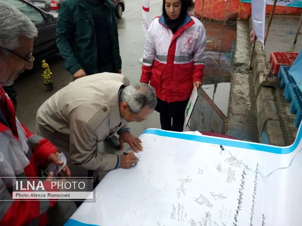 رییس دفتر رییس جمهوری به کمپین ملی "نه به تصادفات جاده‌ای" پیوست