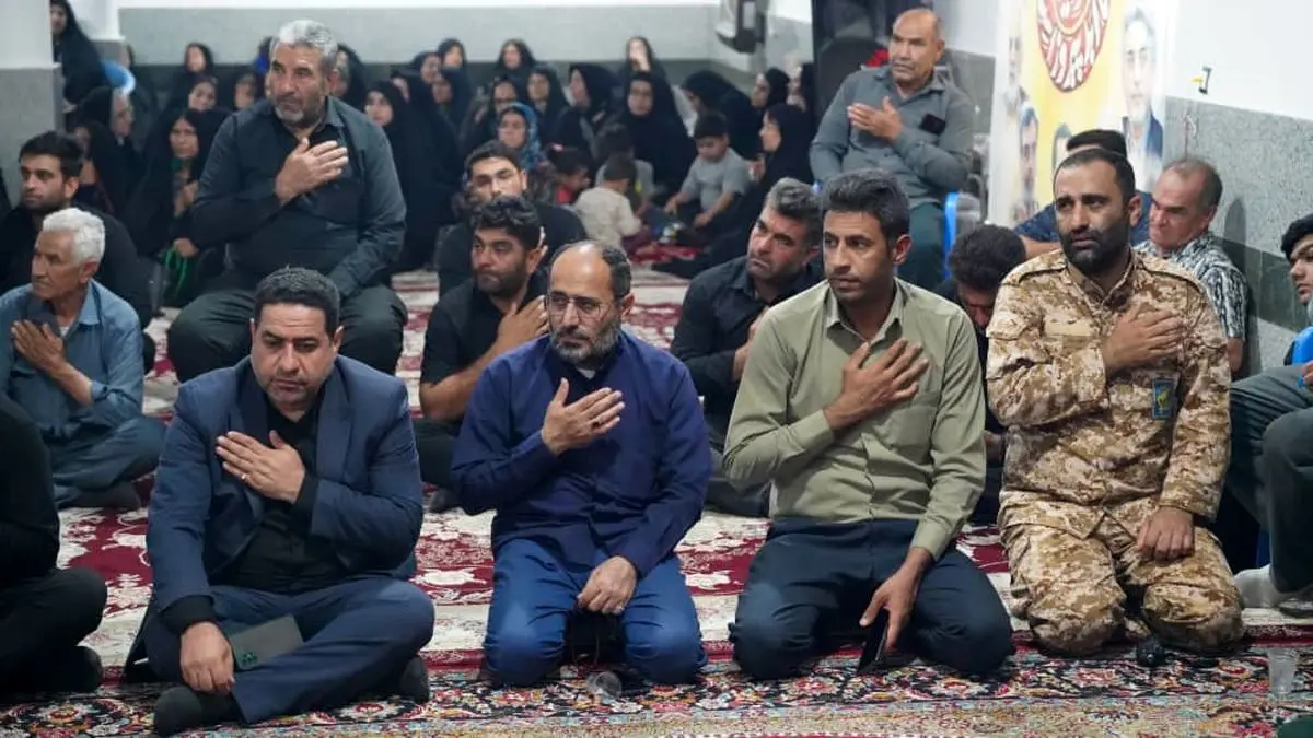 بزرگداشت شهدای جنگ تحمیلی رژیم صهیونیستی در بخش افزر برگزار شد