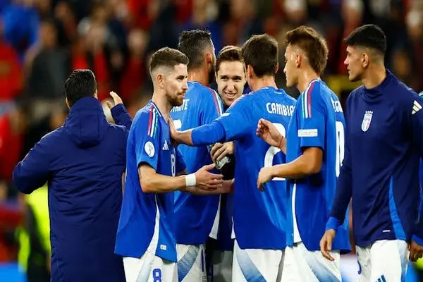شادی جالب ایتالیایی ها پس از پیروزی مقابل آلبانی(ویدیو)