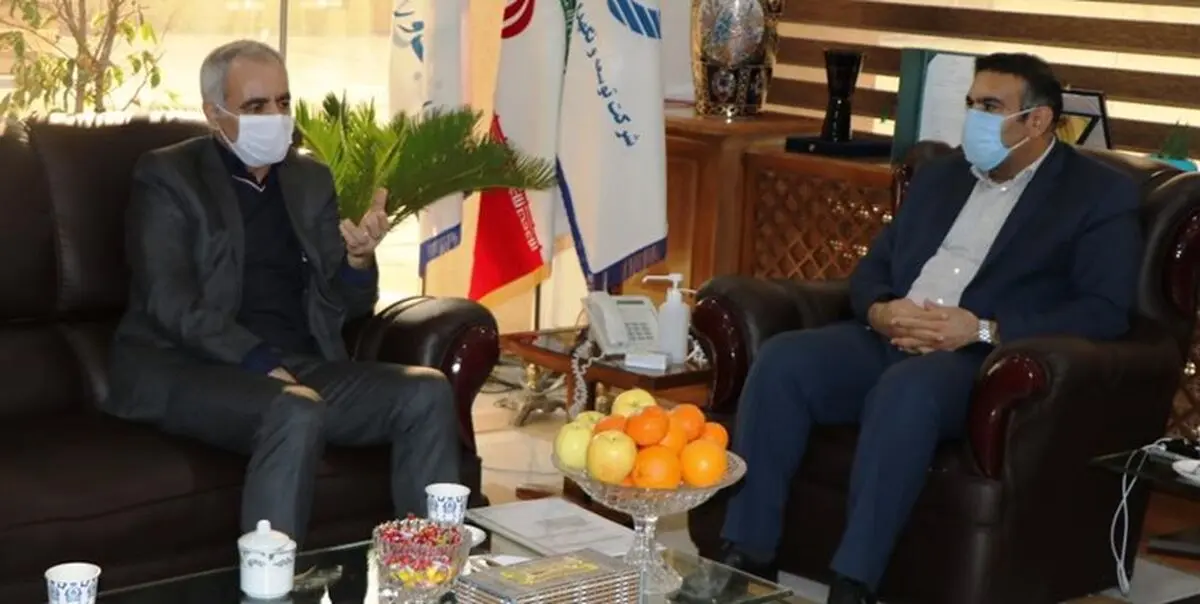 دیدار بهاروند با مدیر مجموعه ورزشی آزادی