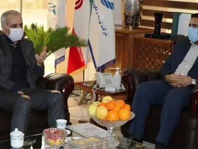 دیدار بهاروند با مدیر مجموعه ورزشی آزادی