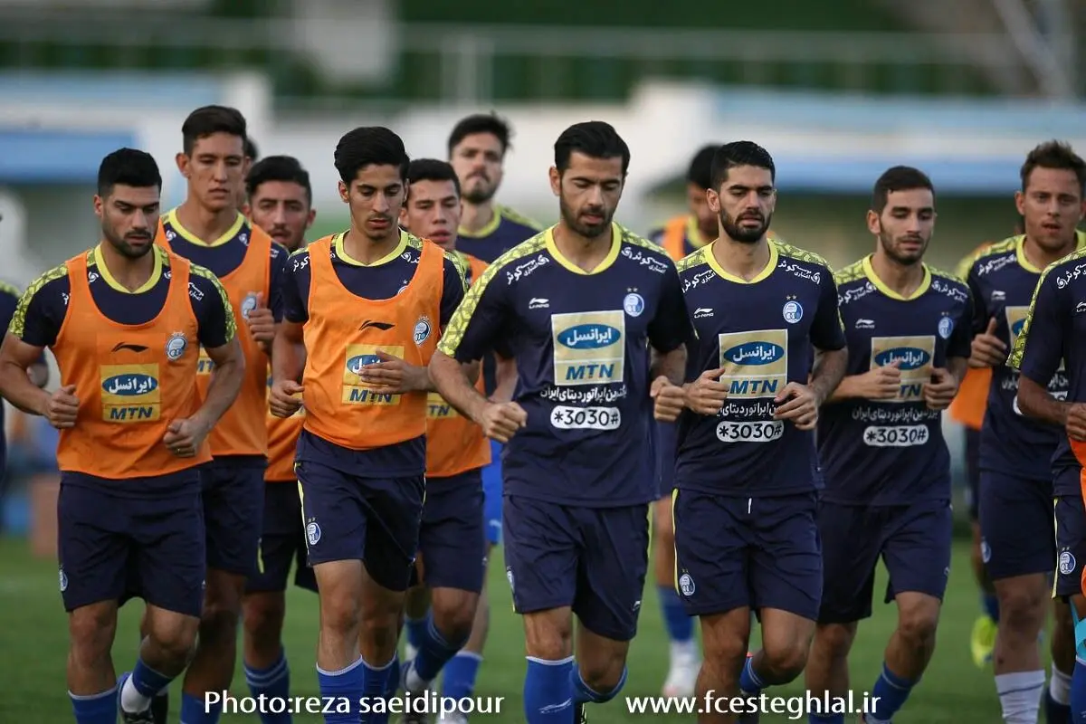 اعلام برنامه تمرین امروز استقلال