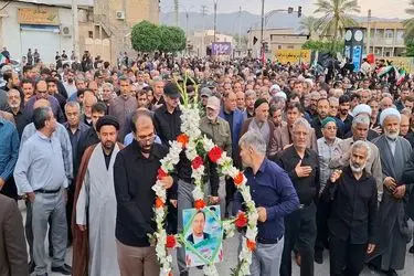 تشییع و خاکسپاری دیپلمات شهید بوشهری در شهرستان دشستان