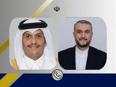 مباحثات هاتفیة بین أمیرعبداللهیان ونظیره القطری