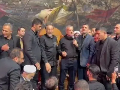 نوحه خوانی دکتر ‎پزشکیان به زبان ترکی در شب عاشورا، حسینیه اعظم مکتب العباس (ع) تهران + فیلم