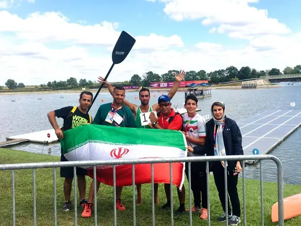قهرمانی رضایی در مسابقات آب‌های آرام جوانان جهان