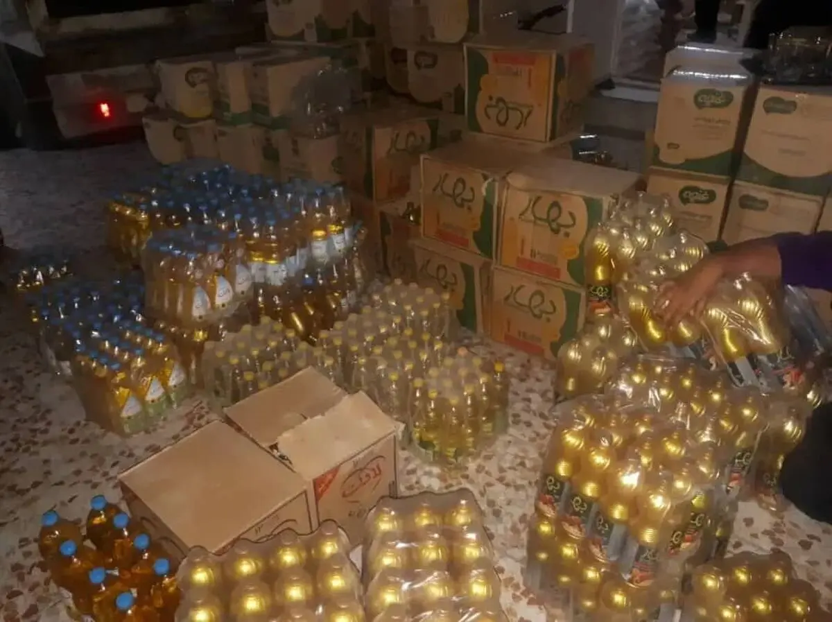 کشف حدود ۱۰ تن روغن خوراکی احتکاری درشهرستان  جوانرود