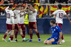 اسپانیا ۳-۰ صربستان ؛ هیولای دلافوئنته آماده جام جهانی