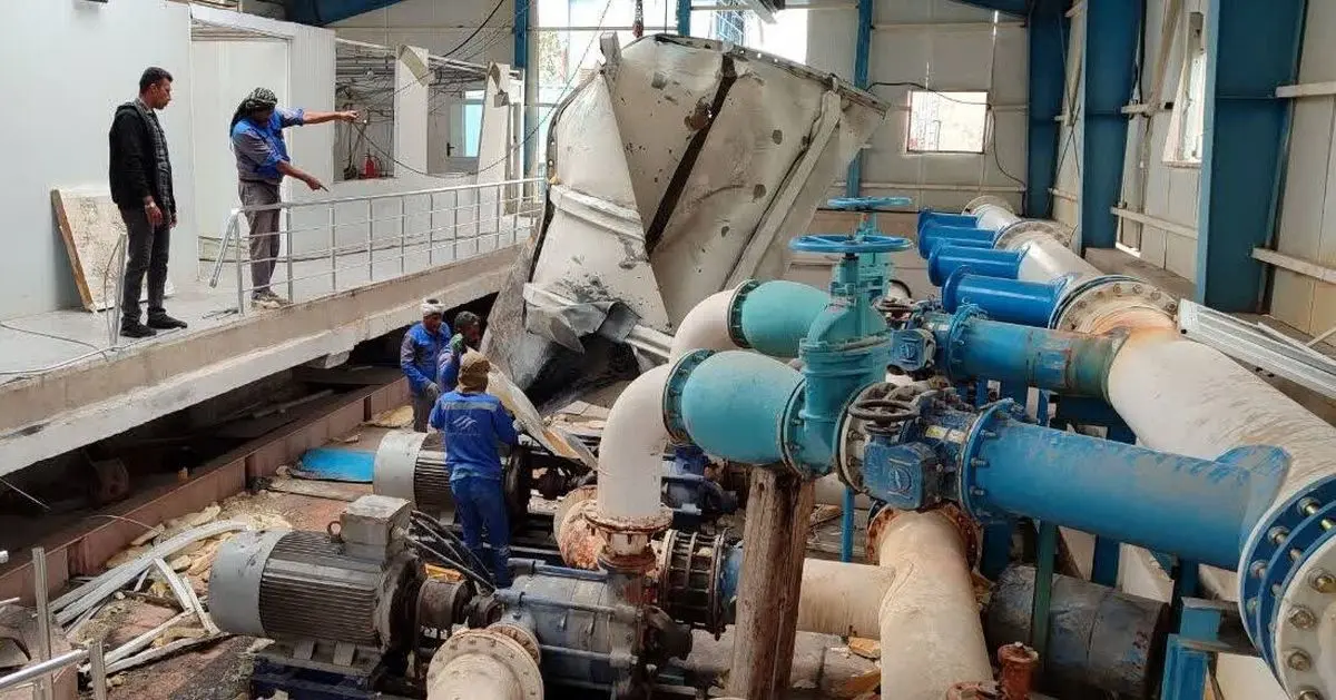 تامین آب اضطراری ۳۰ روستا و ۲ شهر قشم در پس از حمله به تاسیسات آب‌ شیرین‌کن