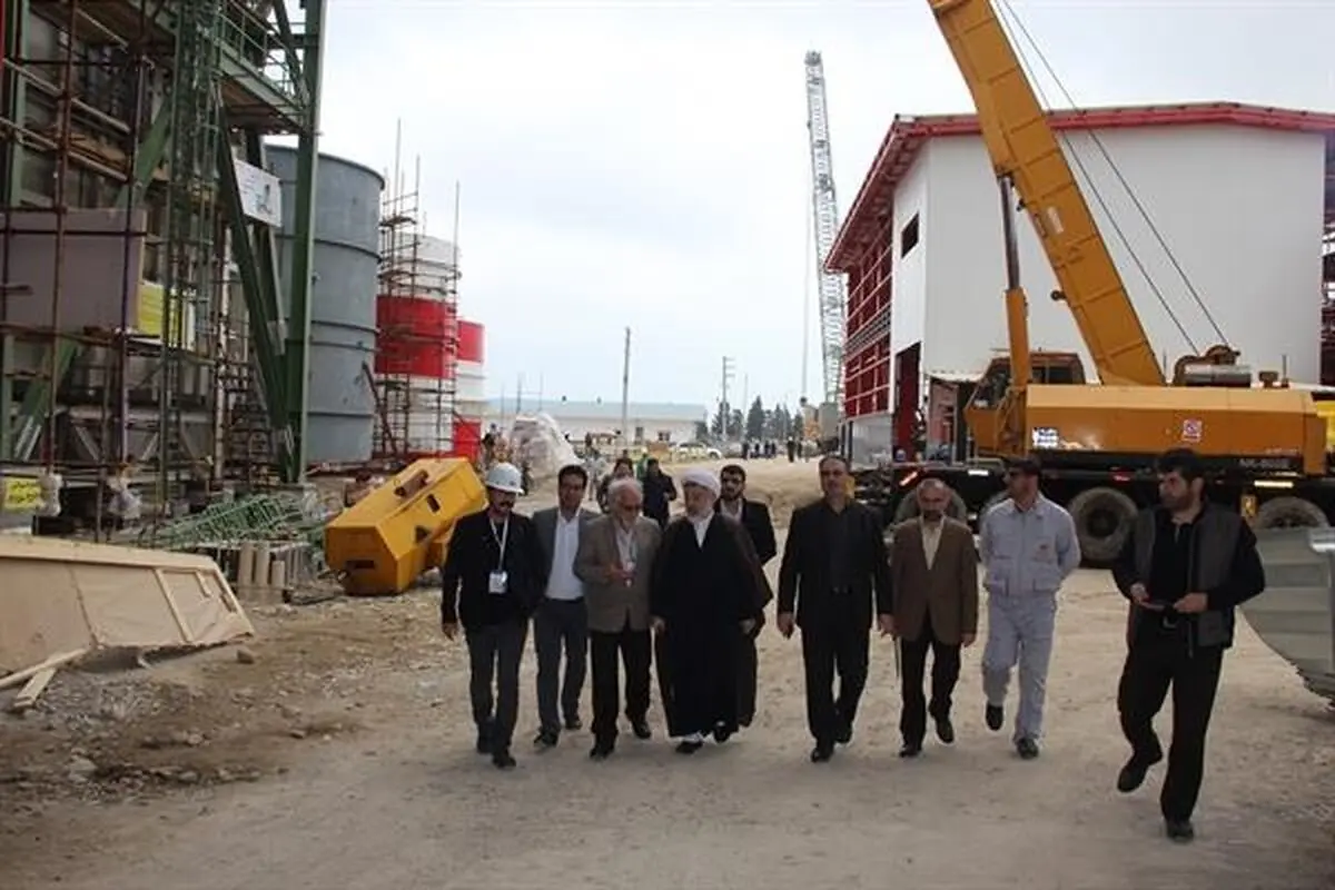 بازدید رئیس کل دادگستری مازندران از پروژه ملی برق ۵۰۰ مگاواتی نوشهر