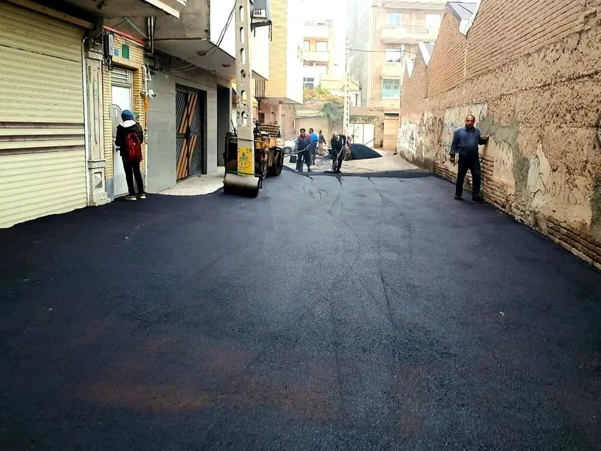  آسفالت‌ بیش از ۵۱۰۰۰ مترمربع معابر طی هفته پانزدهم در شیراز