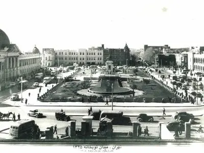 تصاویر جالب از میدان توپخانه ۷۷ سال قبل