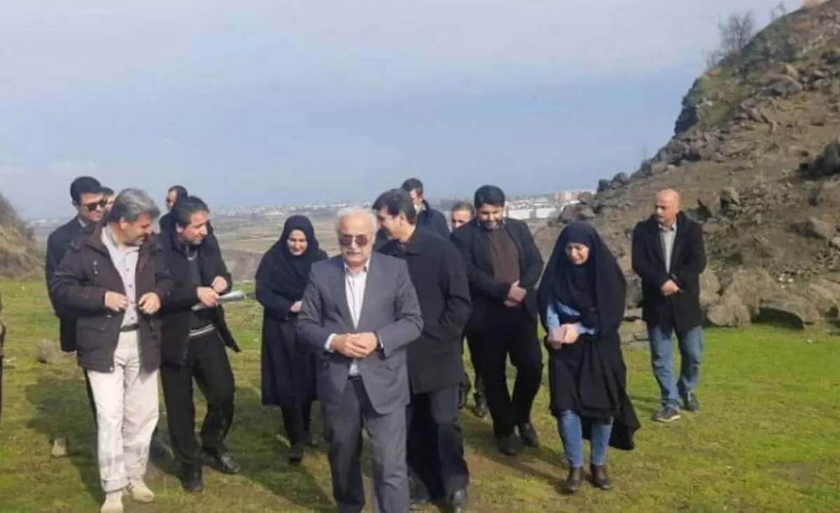 بازدید میدانی معاون عمرانی استاندار گیلان از راه آهن رشت - آستارا