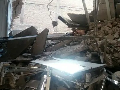 لحظه ریزش ساختمان ۴ طبقه در نجف + فیلم