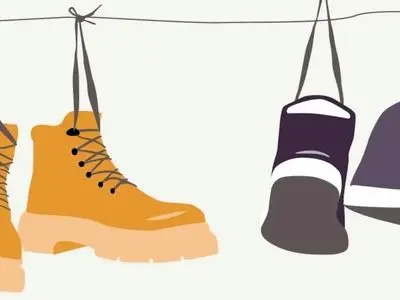 نحوه خشک کردن کفش‌ها پس از خیس شدن در باران