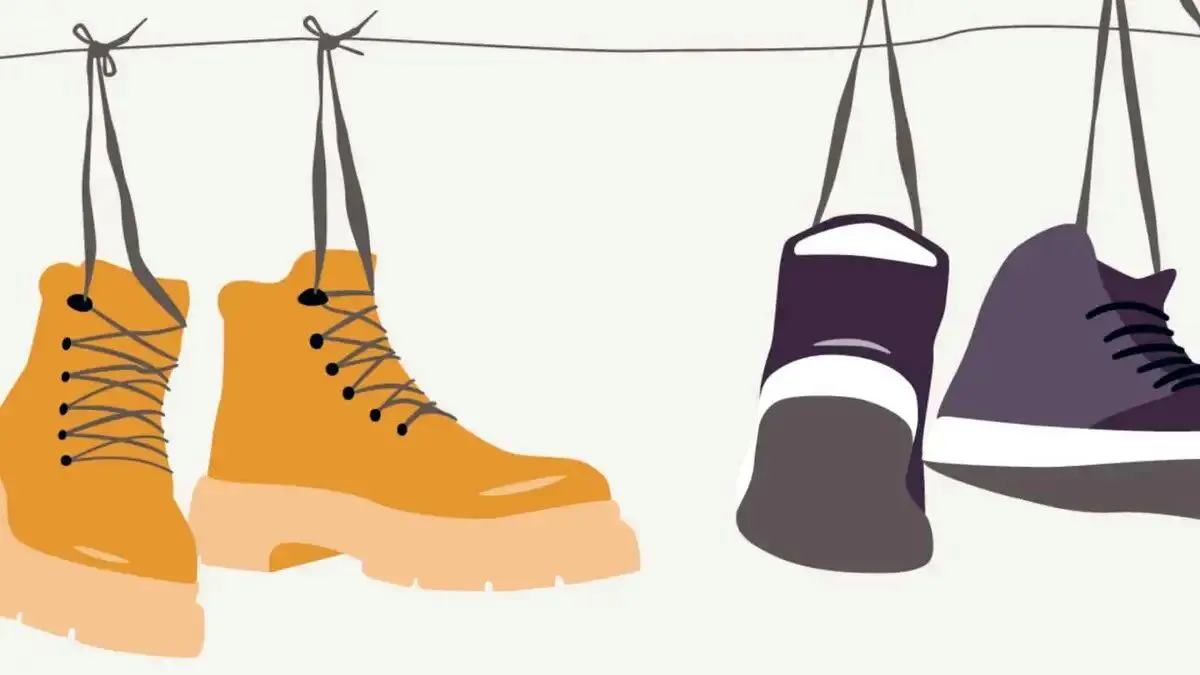 نحوه خشک کردن کفش‌ها پس از خیس شدن در باران