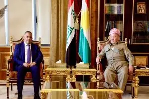 دیدار مشاور امنیت ملی عراق با رئیس حزب دموکرات کردستان