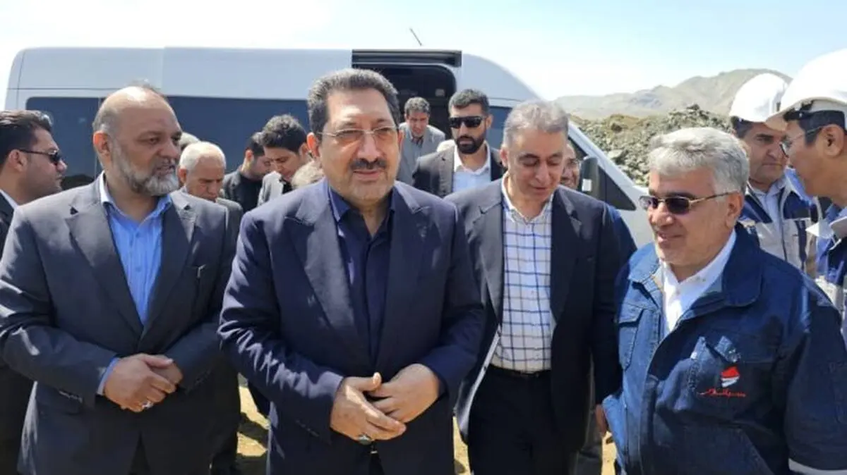 بازدید وزیر صمت از چهار پروژه‌ استراتژیک «ومعادن» در کردستان