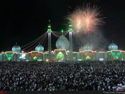 مسجد جمکران در روز نیمه شعبان