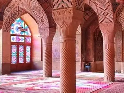 تصاویر فوق العاده زیبا از مسجد نصیرالملک شیراز
