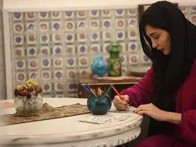 نگاه خانم بازیگر به زندگی(عکس)