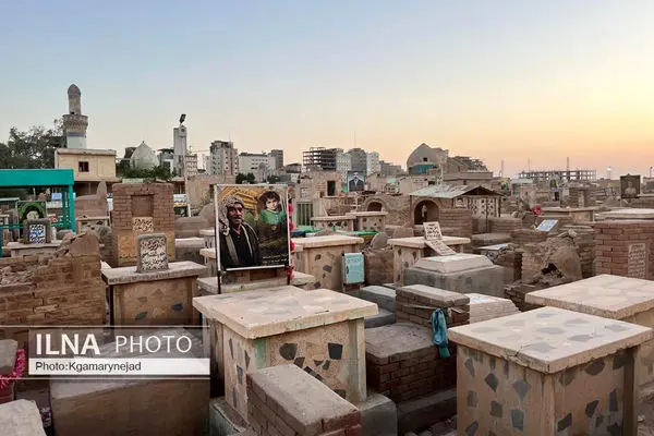 تک عکس/ نمایی از وادی‌السلام در شهر نجف عراق