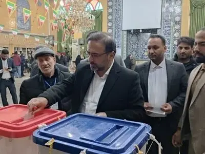 رئیس کل دادگستری استان البرز رای خود را به صندوق انداخت