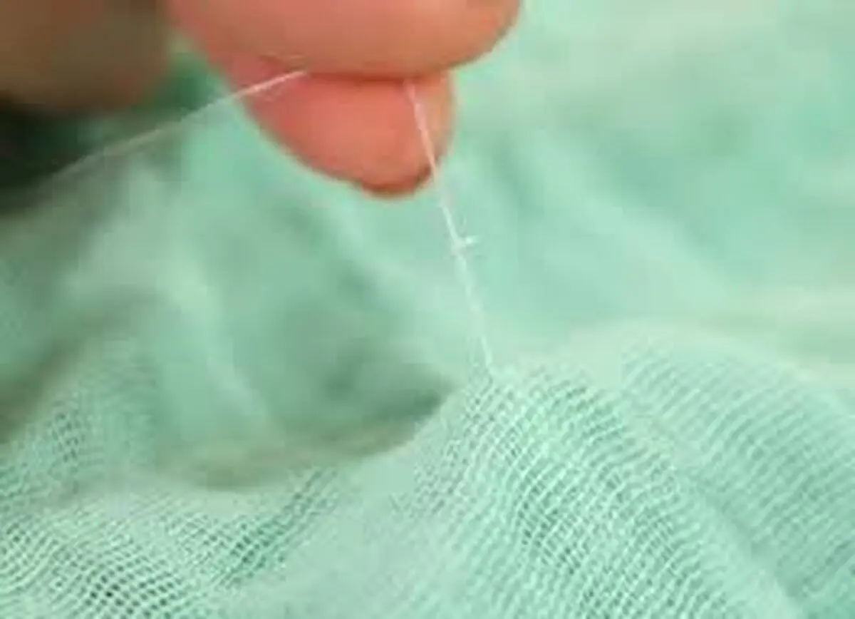 آموزش ترمیم شال و روسری نخ کش شده