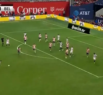 ویدئو: شروع آتش‌بازی بلژیک با شوت سهمگین