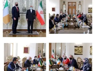 گفت‌وگوی وزرای خارجه ایران و ایرلند درباره مسائل دوجانبه و برجام