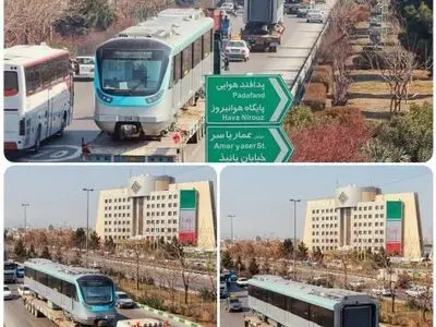 ورود 5 واگن جدید از ناوگان خط 2 قطار شهری به مشهد