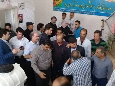 دیدار پاپی زاده و رئیس تامین اجتماعی دزفول از انجمن صنفی کارگران ساختمانی