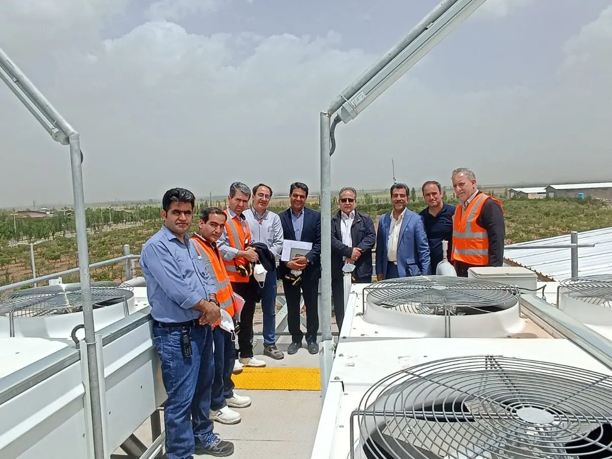 اتصال نیروگاه مقیاس کوچک۶مگاواتی به واحد تولیدی دخانی جی تی آی 