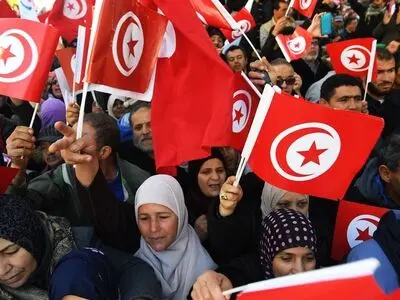 برگزاری تظاهرات ضددولتی در تونس