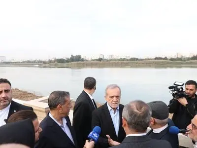 پزشکیان از سواحل کارون بازدید کرد