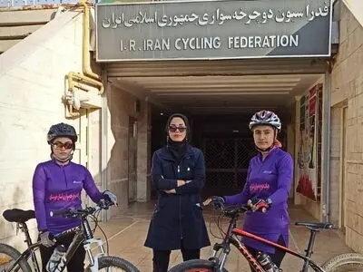 حضور تیم دوچرخه سواری کوهستان بانوان خوزستانی در مسابقات کشوری