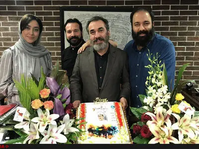 جشن تولد سیامک انصاری در پردیس سینمایی کوروش