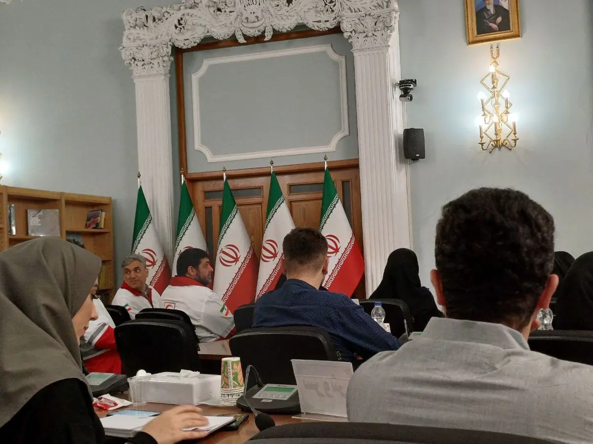 حضور رئیس و سخنگوی جمعیت هلال احمر در نشست سخنگوی وزارت امور خارجه