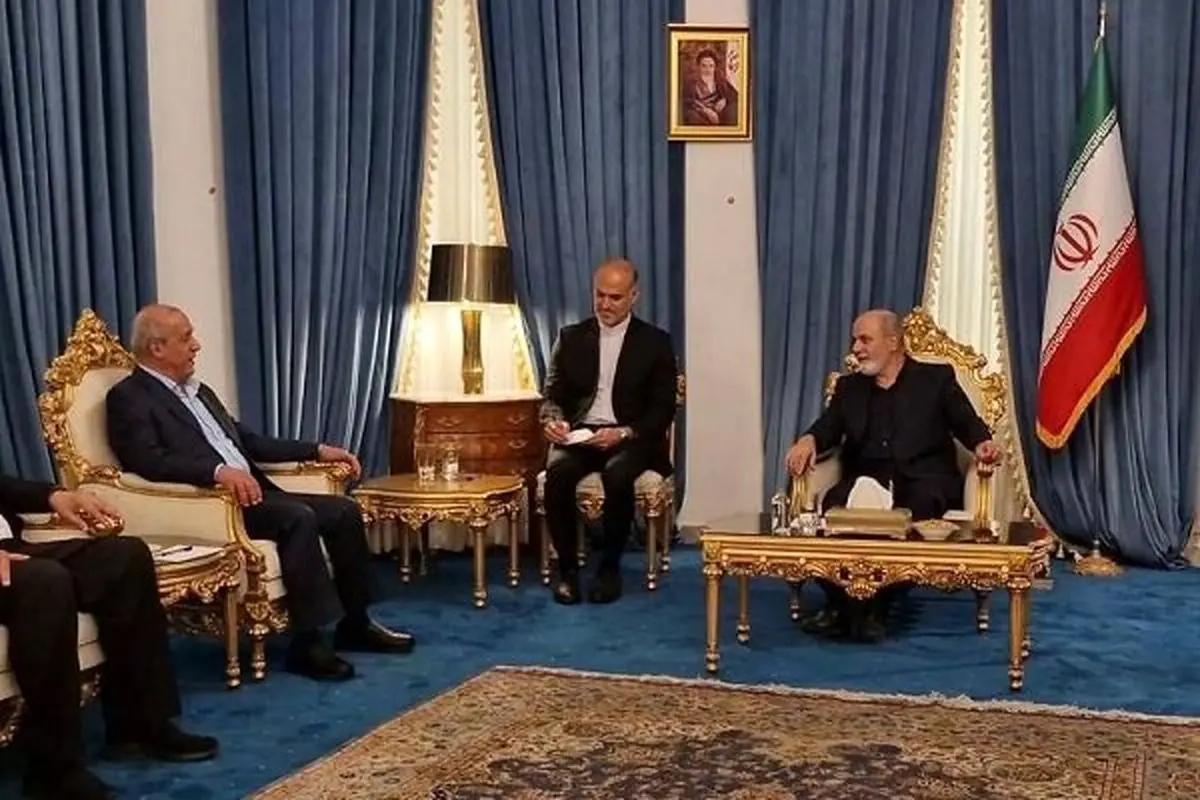 دیدار معاون دبیرکل جبهه مردمی آزادی فلسطین با احمدیان