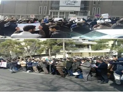 وقفة احتجاجیة امام سفارة الهند فی طهران تندیدا بالمجازر ضد المسلمین 
