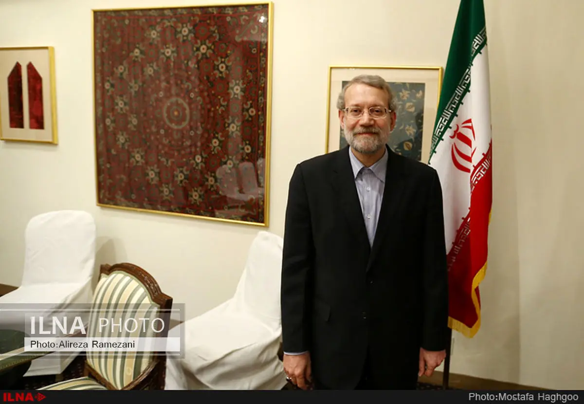 دیدار لاریجانی با آیات عظام امینی و مکارم شیرازی و بروجردی